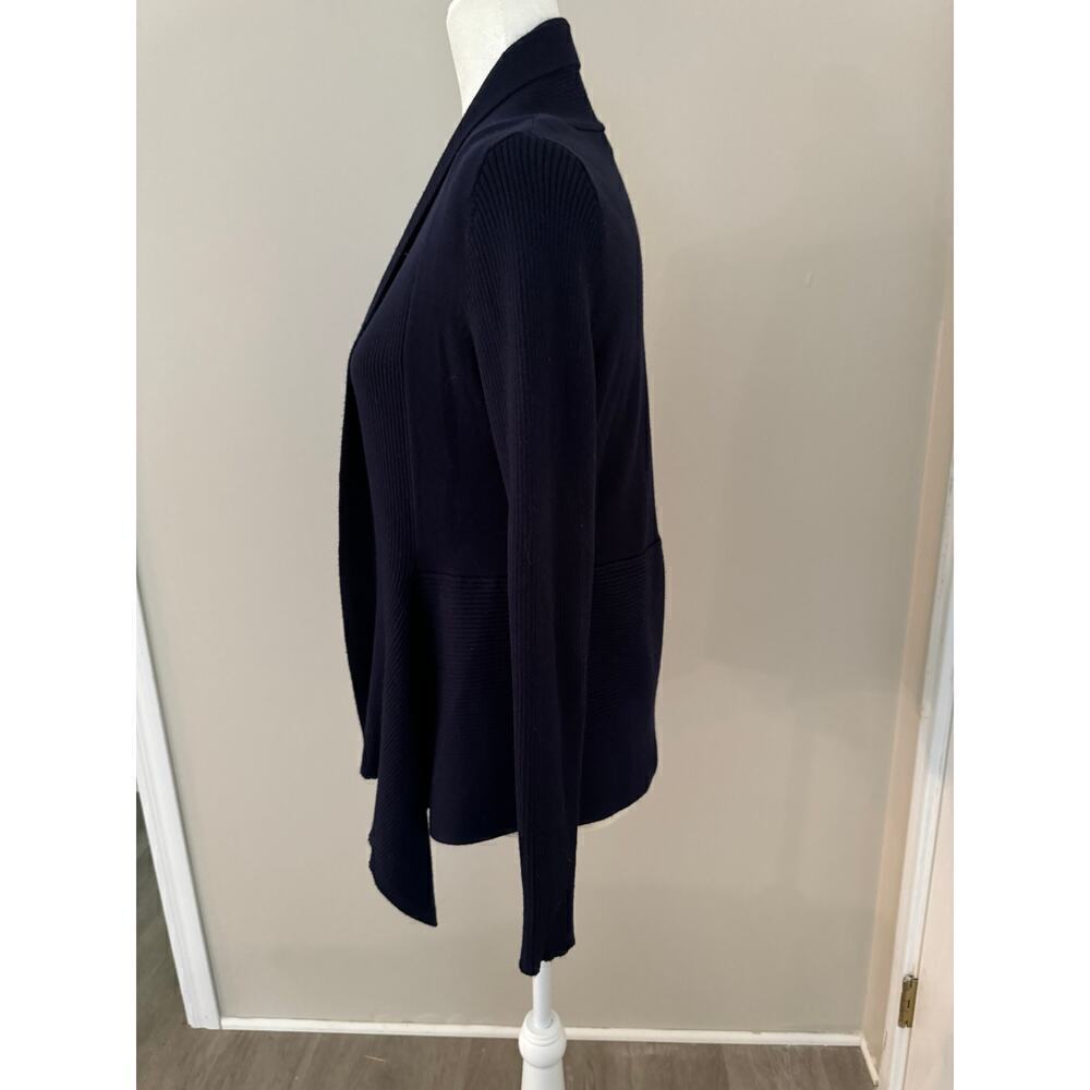 Verve Ami Women's Blue Open Front Long Sleeve Cardigan Size Medium - Picture 5 of 8